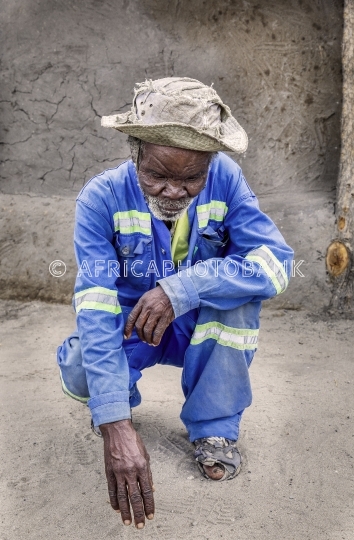 African old man