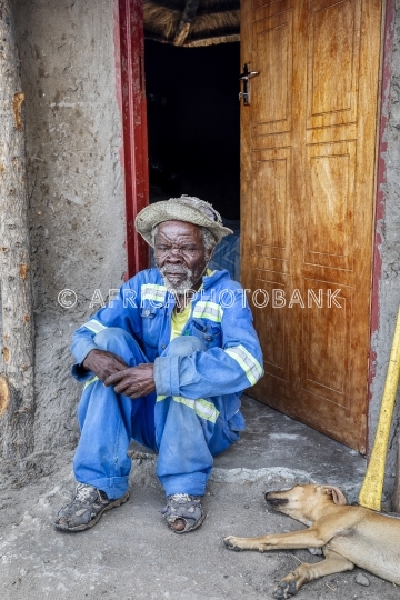 African old man
