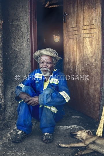 African old man