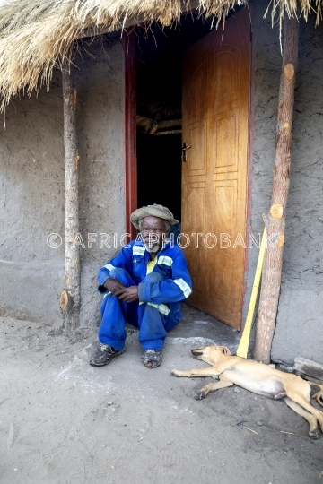 African old man