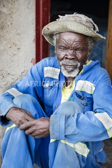 African old man