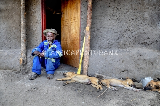 African old man