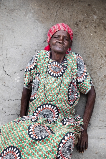 resting woman