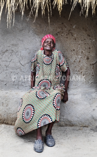 resting woman