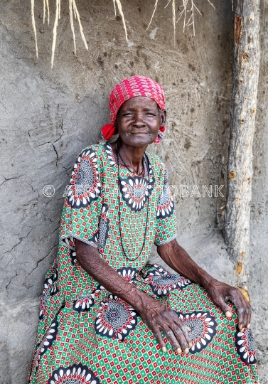 resting woman