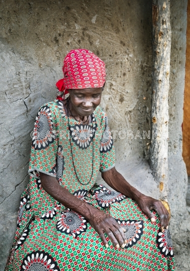 resting woman