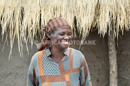 smiling African  woman