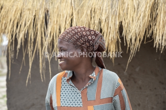 smiling African  woman