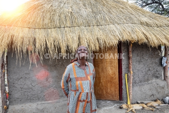 smiling African  woman