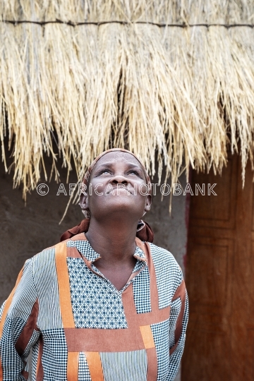 smiling African  woman