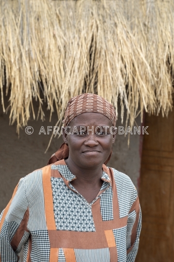 smiling African  woman