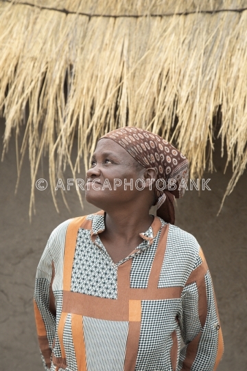 smiling African  woman