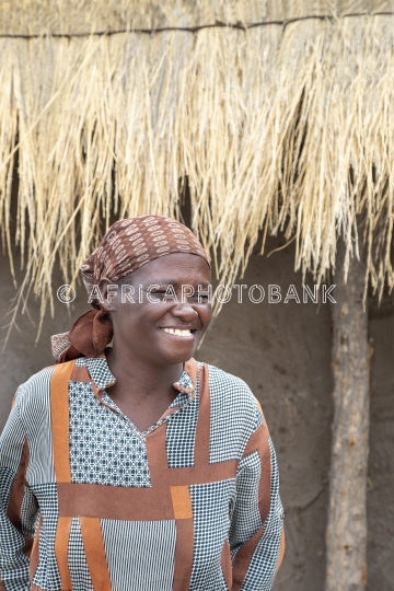 smiling African  woman