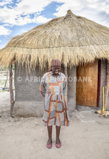 smiling African  woman