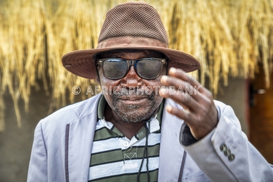 African old man