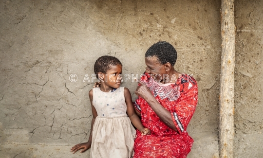 old woman teaching