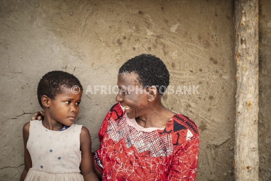 old woman teaching