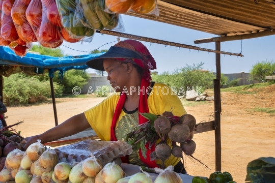 african street vendor