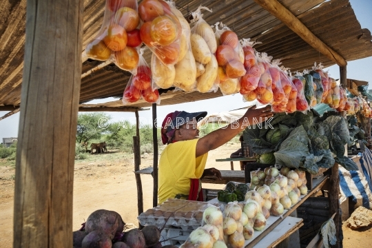 african street vendor