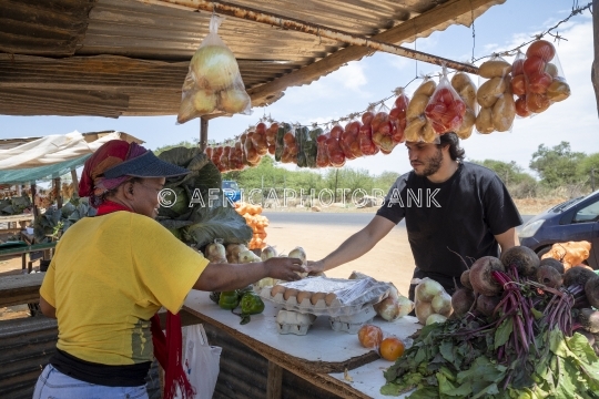 african street vendor