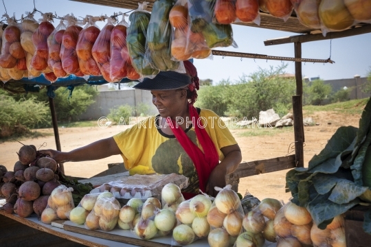 african street vendor