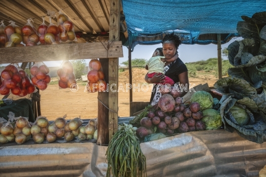 african street vendor