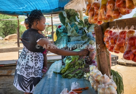 african street vendor