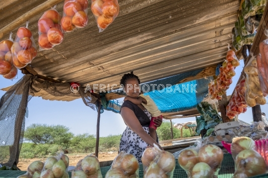 african street vendor