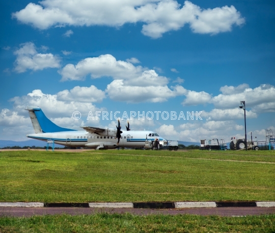 fueling the plane