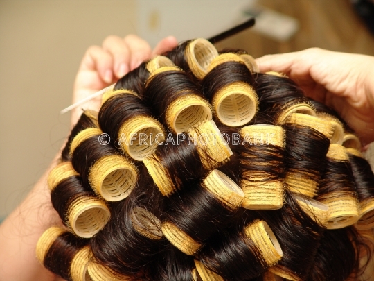 woman curly
