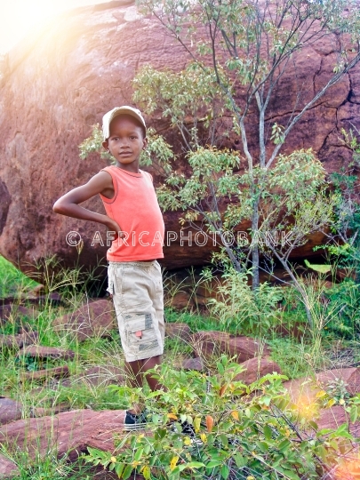 african boy