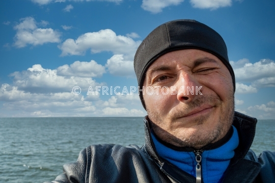 man with beanie