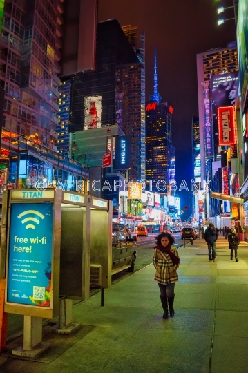 night skyscrapers