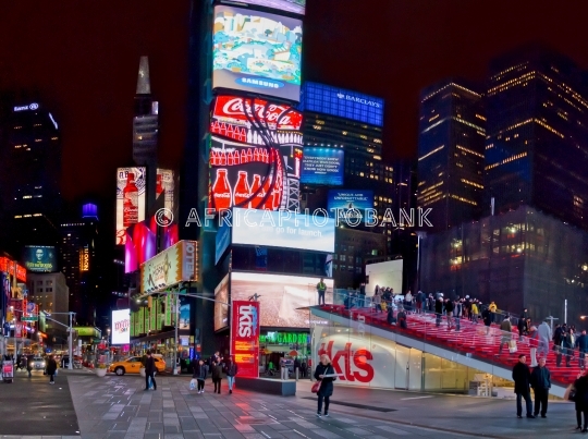 night skyscrapers