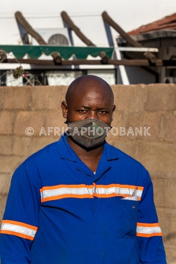 African worker