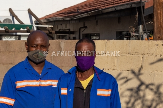 African workers