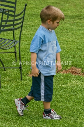 boy walking