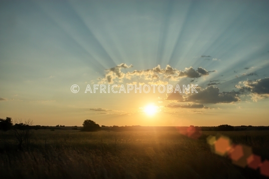 african sunset