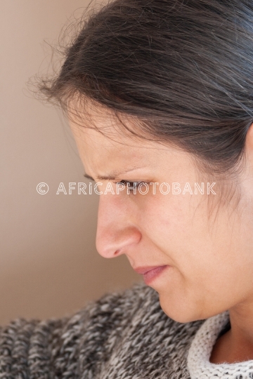 focused woman