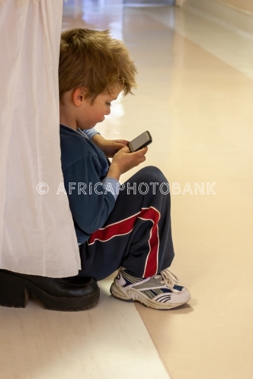 sulking child