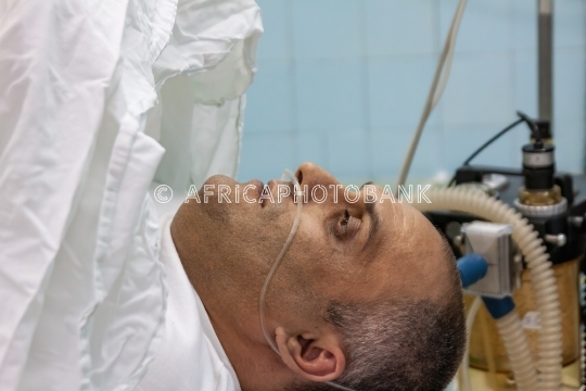 man having a surgery
