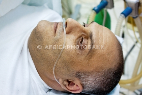 man having a surgery
