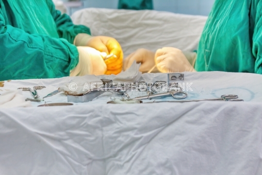 surgeon at work