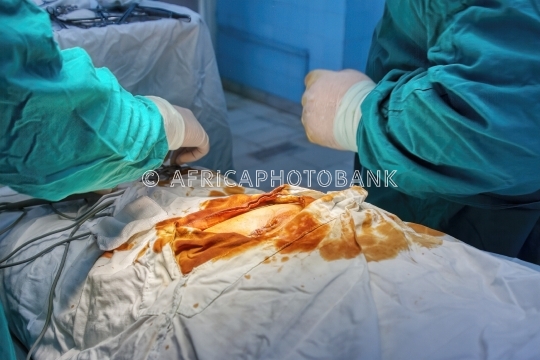 surgeon at work
