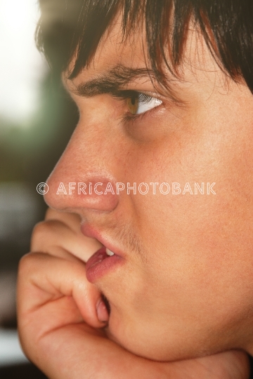 talkative young man