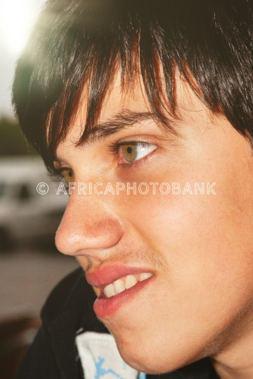 talkative young man