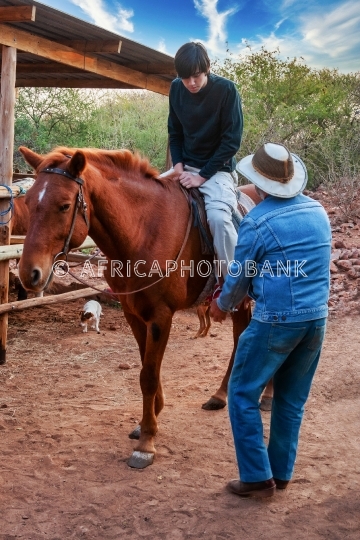 horse trail riding