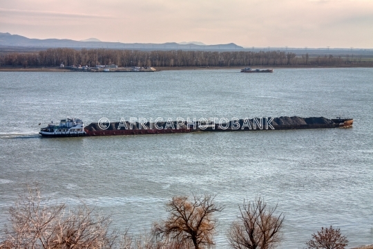 tugboat on the river