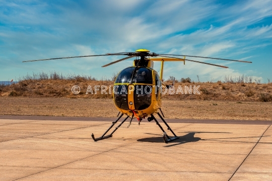 yellow helicopter