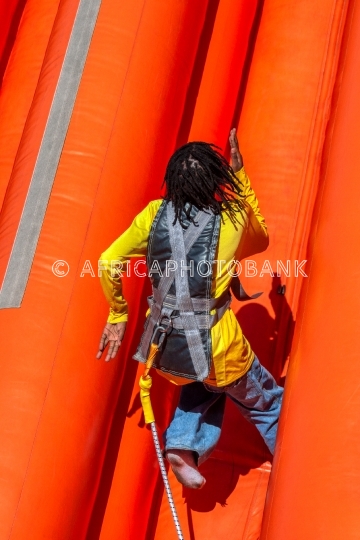 African child playground